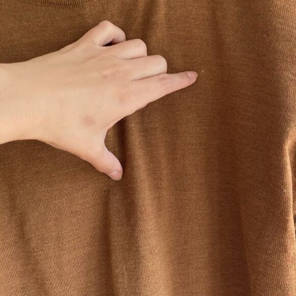 Kenzo Vintage Women's Brown Pullover Sweater Made in Italy Pure Wool Size L - Picture 8 of 11